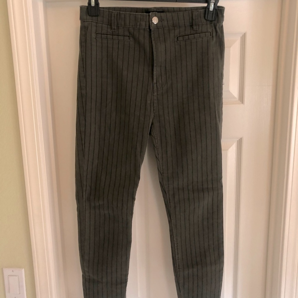 High waisted skinny jeans